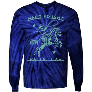 Hallelujah Brandon Merch Hard Fought Lake Jesus Chrsitian Tie-Dye Long Sleeve Shirt