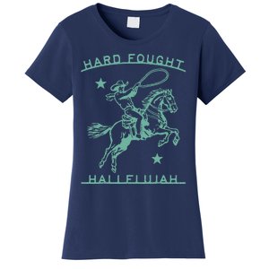 Hallelujah Brandon Merch Hard Fought Lake Jesus Chrsitian Women's T-Shirt