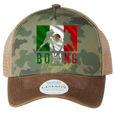 Humorous Boxing Mexican Sparring Kickboxing Kickboxer Fan Legacy Tie Dye Trucker Hat