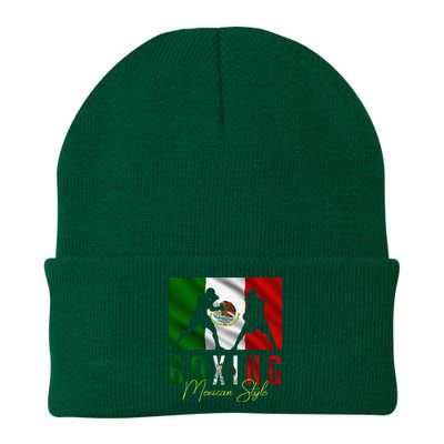 Humorous Boxing Mexican Sparring Kickboxing Kickboxer Fan Knit Cap Winter Beanie