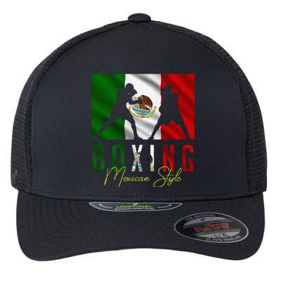 Humorous Boxing Mexican Sparring Kickboxing Kickboxer Fan Flexfit Unipanel Trucker Cap