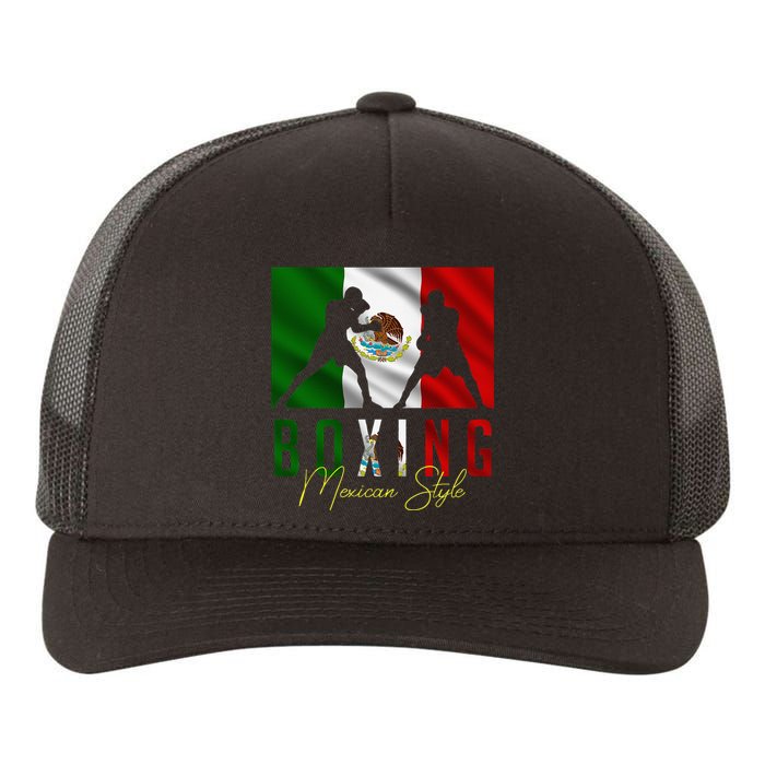 Humorous Boxing Mexican Sparring Kickboxing Kickboxer Fan Yupoong Adult 5-Panel Trucker Hat