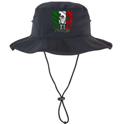 Humorous Boxing Mexican Sparring Kickboxing Kickboxer Fan Legacy Cool Fit Booney Bucket Hat