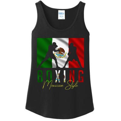 Humorous Boxing Mexican Sparring Kickboxing Kickboxer Fan Ladies Essential Tank