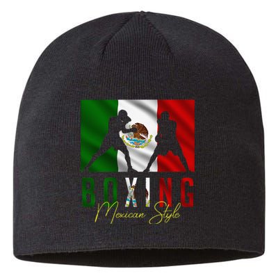 Humorous Boxing Mexican Sparring Kickboxing Kickboxer Fan Sustainable Beanie