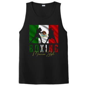 Humorous Boxing Mexican Sparring Kickboxing Kickboxer Fan PosiCharge Competitor Tank