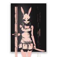 Horror Bunny Mask Slasher Anime Alt Creepy Pastel Goth Poster