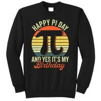 Happy Birthday Math Geek Pi Day Sweatshirt