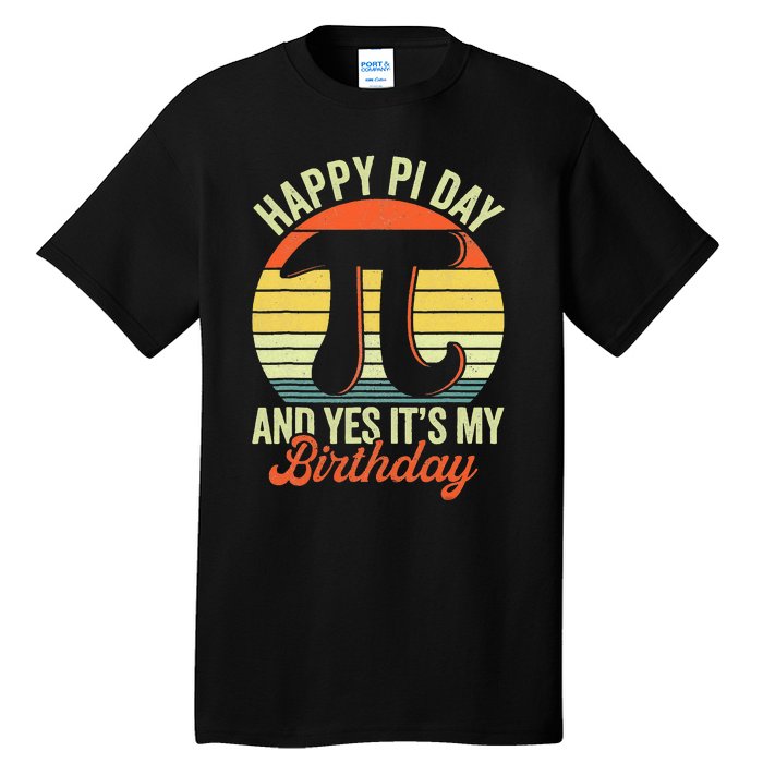 Happy Birthday Math Geek Pi Day Tall T-Shirt