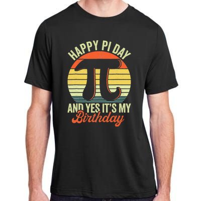 Happy Birthday Math Geek Pi Day Adult ChromaSoft Performance T-Shirt