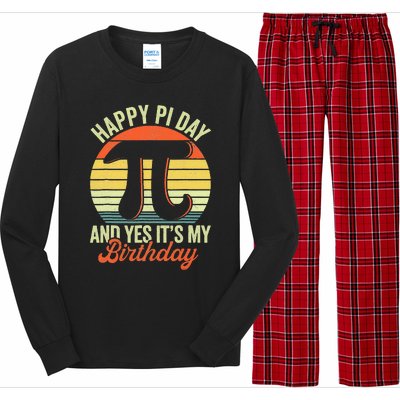 Happy Birthday Math Geek Pi Day Long Sleeve Pajama Set