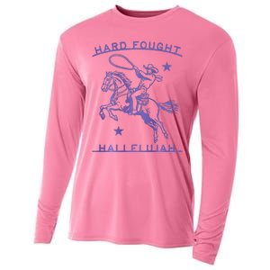 Hallelujah Brandon Merch Hard Fought Jesus Lake Cooling Performance Long Sleeve Crew