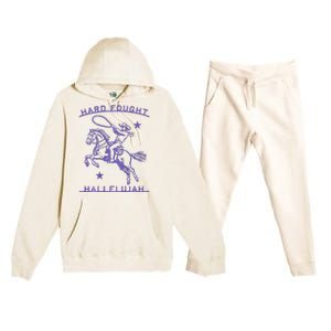 Hallelujah Brandon Merch Hard Fought Jesus Lake Premium Hooded Sweatsuit Set