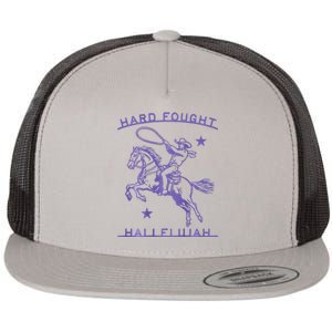 Hallelujah Brandon Merch Hard Fought Jesus Lake Flat Bill Trucker Hat