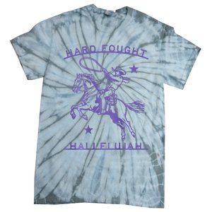 Hallelujah Brandon Merch Hard Fought Jesus Lake Tie-Dye T-Shirt