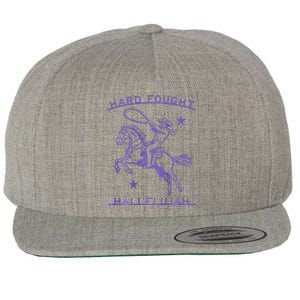 Hallelujah Brandon Merch Hard Fought Jesus Lake Wool Snapback Cap