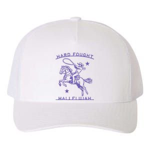 Hallelujah Brandon Merch Hard Fought Jesus Lake Yupoong Adult 5-Panel Trucker Hat