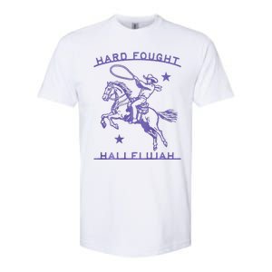 Hallelujah Brandon Merch Hard Fought Jesus Lake Softstyle CVC T-Shirt