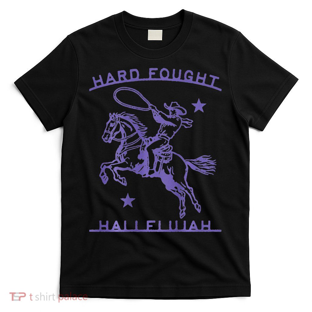 Hallelujah Brandon Merch Hard Fought Jesus Lake T-Shirt