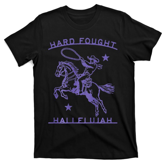 Hallelujah Brandon Merch Hard Fought Jesus Lake T-Shirt