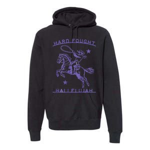 Hallelujah Brandon Merch Hard Fought Jesus Lake Premium Hoodie