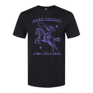 Hallelujah Brandon Merch Hard Fought Jesus Lake Softstyle CVC T-Shirt