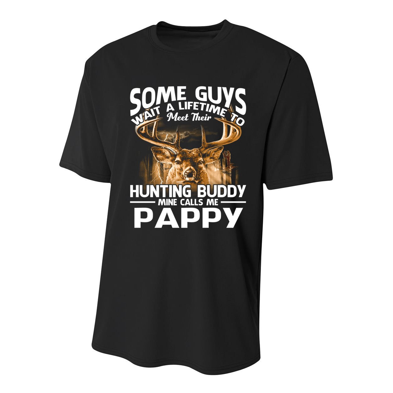 Hunting Buddy Mine Calls Me Pappy Fathers Day Deer Hunter Cool Gift Youth Performance Sprint T-Shirt