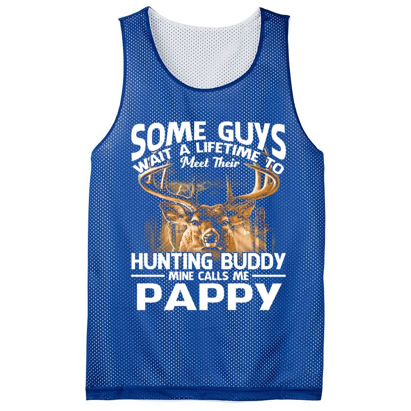 Hunting Buddy Mine Calls Me Pappy Fathers Day Deer Hunter Cool Gift Mesh Reversible Basketball Jersey Tank