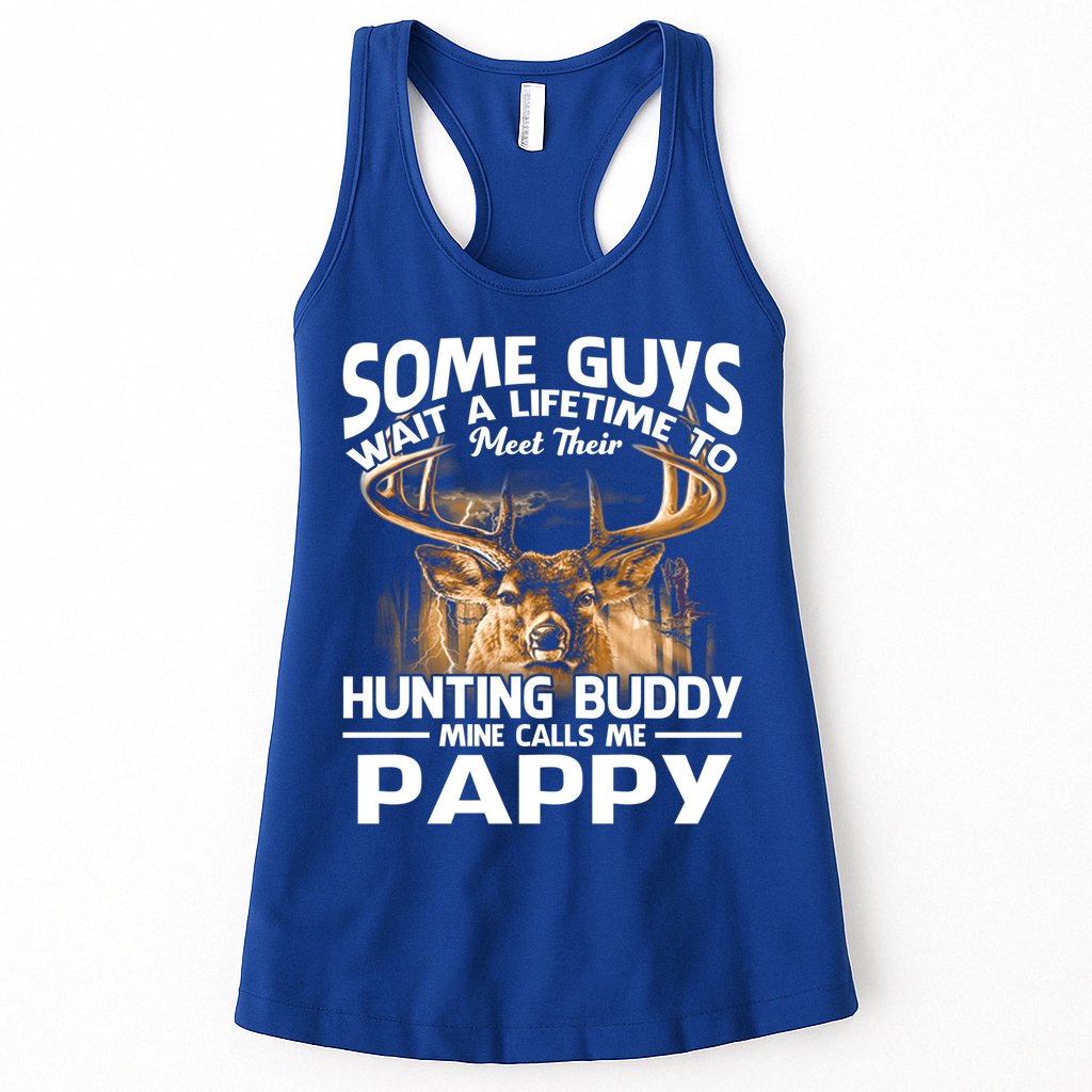 Hunting Buddy Mine Calls Me Pappy Fathers Day Deer Hunter Cool Gift Womens Tank Top