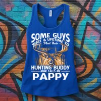 Hunting Buddy Mine Calls Me Pappy Fathers Day Deer Hunter Cool Gift Womens Tank Top