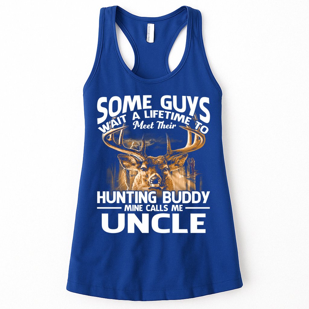 Hunting Buddy Mine Calls Me Uncle Fathers Day Deer Hunter Gift Womens Tank Top