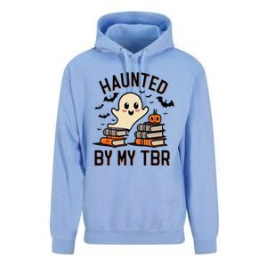 Haunted By My Tbr Boo Halloween Book Unisex Surf Hoodie