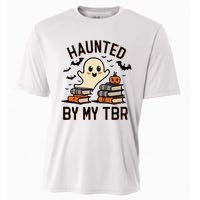 Haunted By My Tbr Boo Halloween Book Cooling Performance Crew T-Shirt