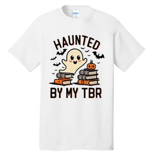 Haunted By My Tbr Boo Halloween Book Tall T-Shirt