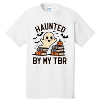 Haunted By My Tbr Boo Halloween Book Tall T-Shirt