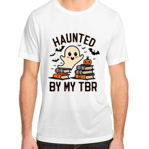 Haunted By My Tbr Boo Halloween Book Adult ChromaSoft Performance T-Shirt