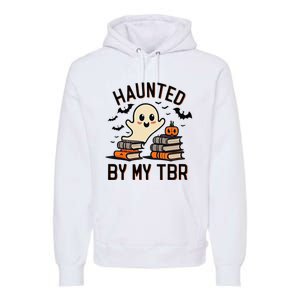 Haunted By My Tbr Boo Halloween Book Premium Hoodie