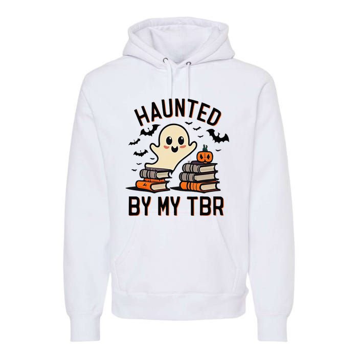 Haunted By My Tbr Boo Halloween Book Premium Hoodie