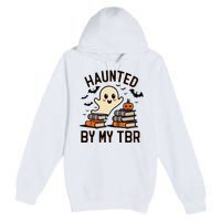 Haunted By My Tbr Boo Halloween Book Premium Pullover Hoodie