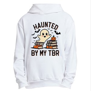 Haunted By My Tbr Boo Halloween Book Urban Pullover Hoodie