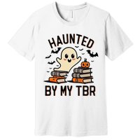 Haunted By My Tbr Boo Halloween Book Premium T-Shirt