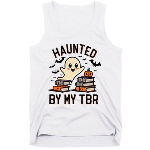 Haunted By My Tbr Boo Halloween Book Tank Top