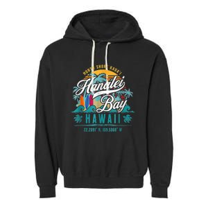 Hanalei Bay North Shore Kauai Hawaii Garment-Dyed Fleece Hoodie