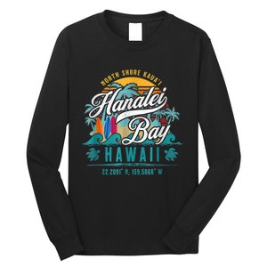 Hanalei Bay North Shore Kauai Hawaii Long Sleeve Shirt