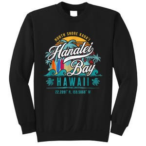 Hanalei Bay North Shore Kauai Hawaii Sweatshirt