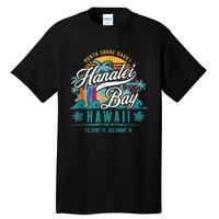 Hanalei Bay North Shore Kauai Hawaii Tall T-Shirt