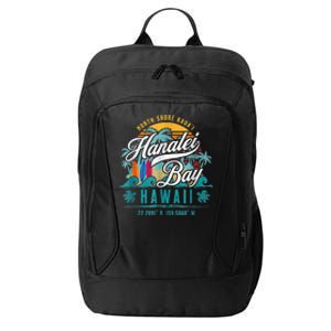 Hanalei Bay North Shore Kauai Hawaii City Backpack