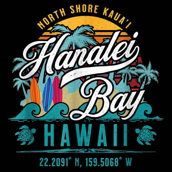 Hanalei Bay North Shore Kauai Hawaii City Backpack