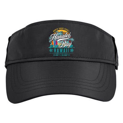 Hanalei Bay North Shore Kauai Hawaii Adult Drive Performance Visor