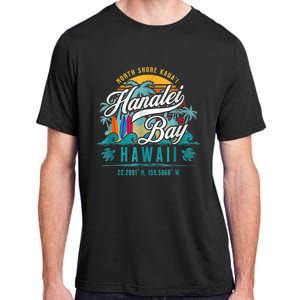 Hanalei Bay North Shore Kauai Hawaii Adult ChromaSoft Performance T-Shirt